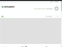 Tablet Screenshot of hotelmarket.it